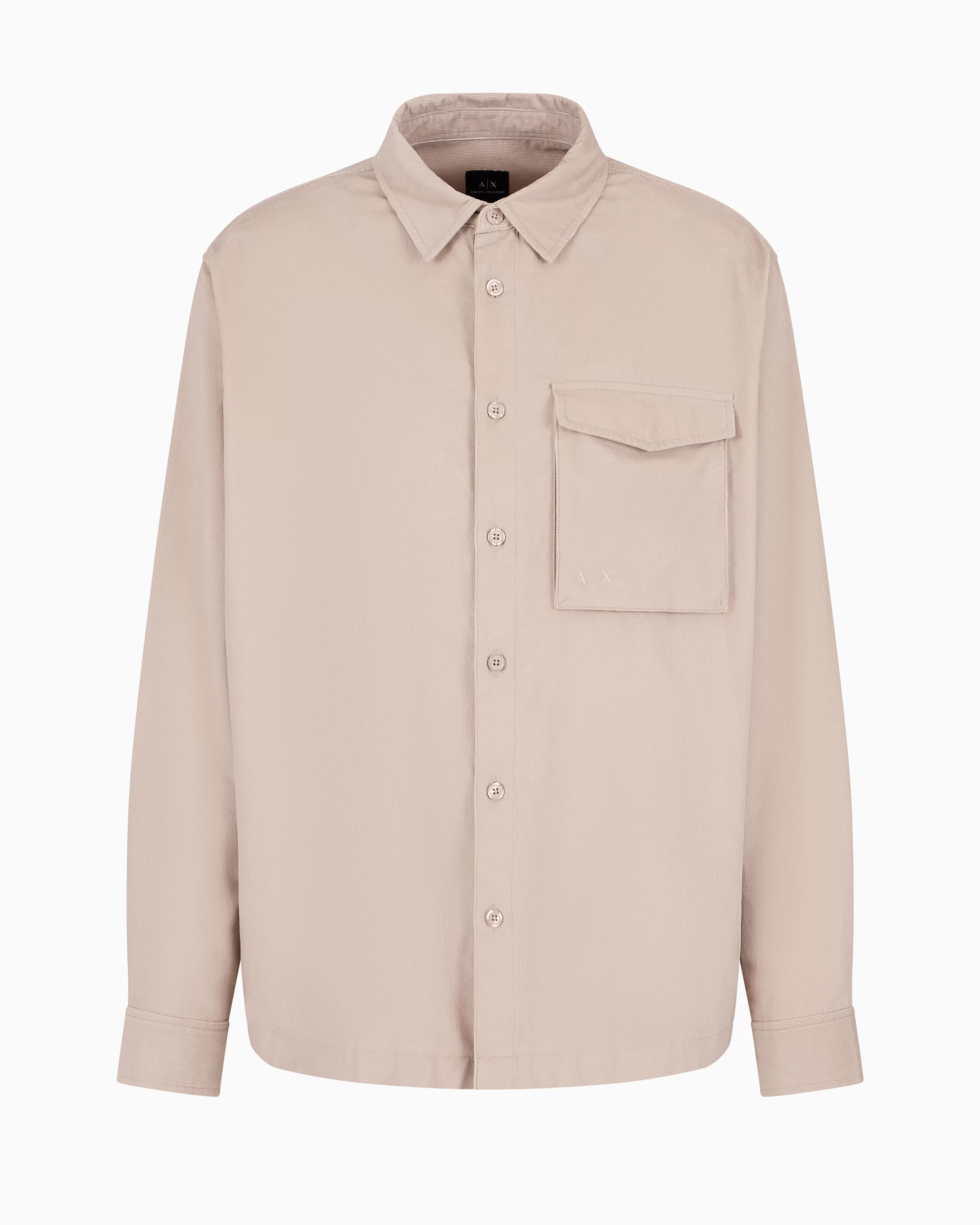 Armani Exchange Loose fit cotton shirt with pocket* Shirts