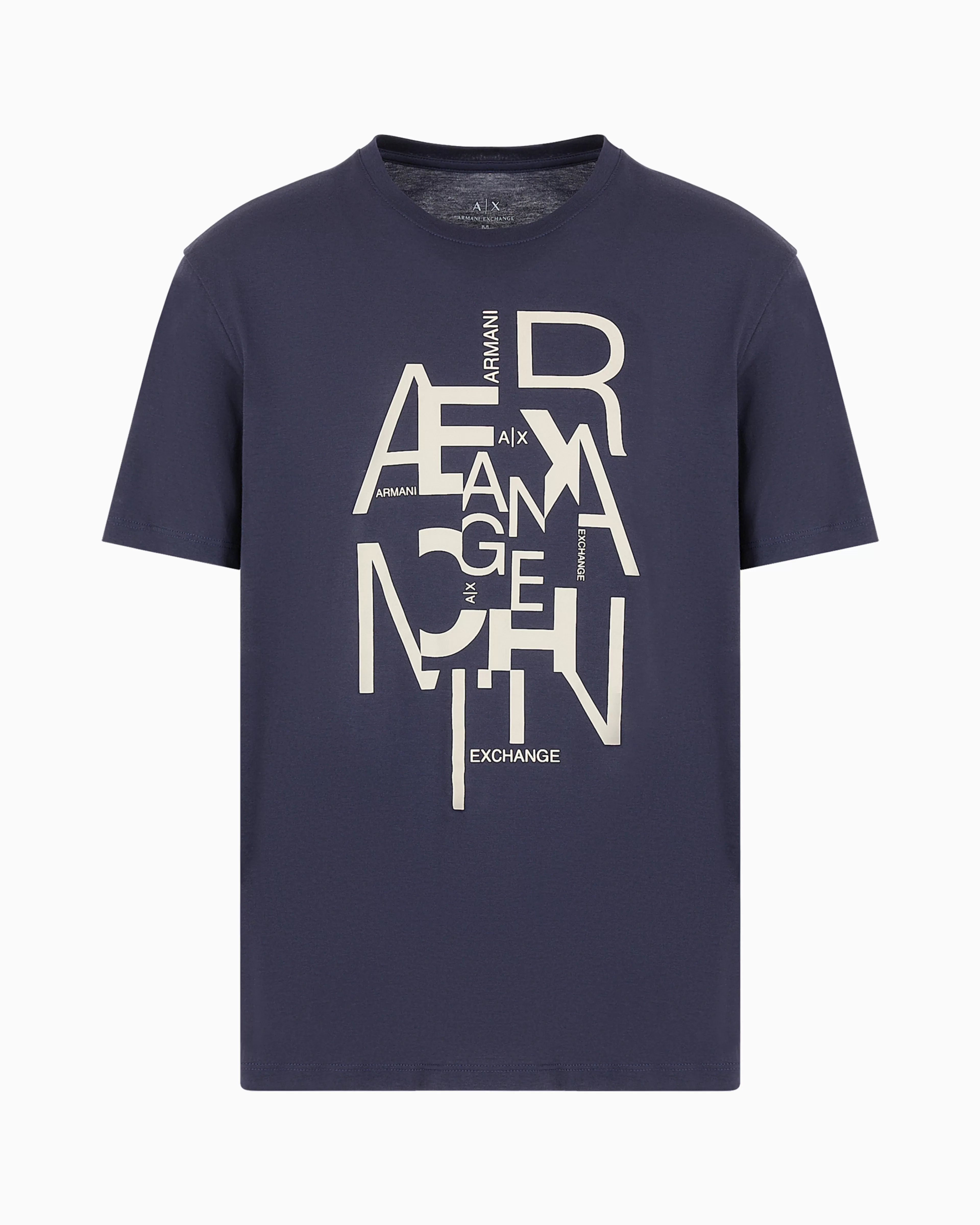 Armani Exchange Pima Cotton Print Long Sleeve T-Shirt* T-Shirts