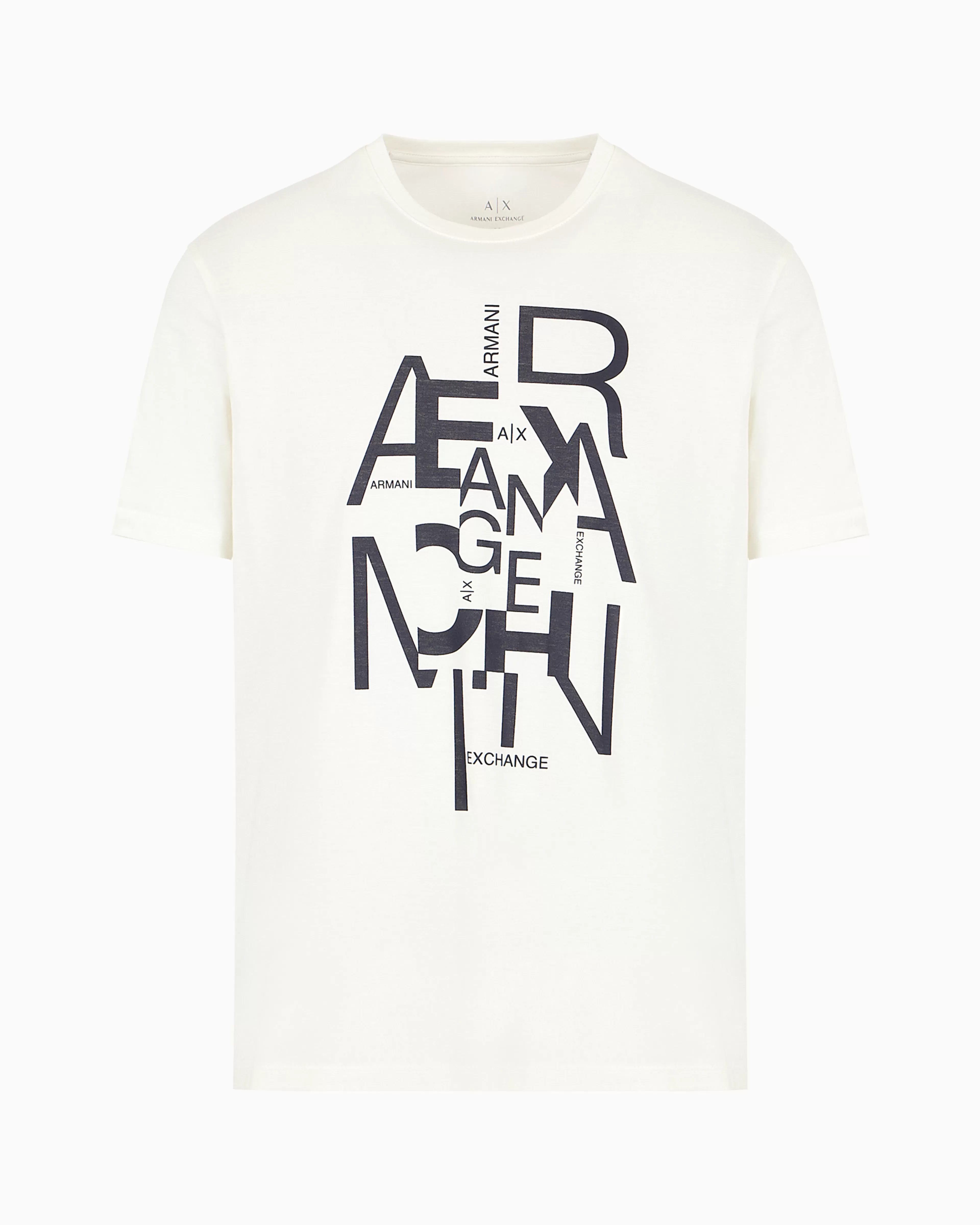Armani Exchange Pima Cotton Print Long Sleeve T-Shirt* T-Shirts