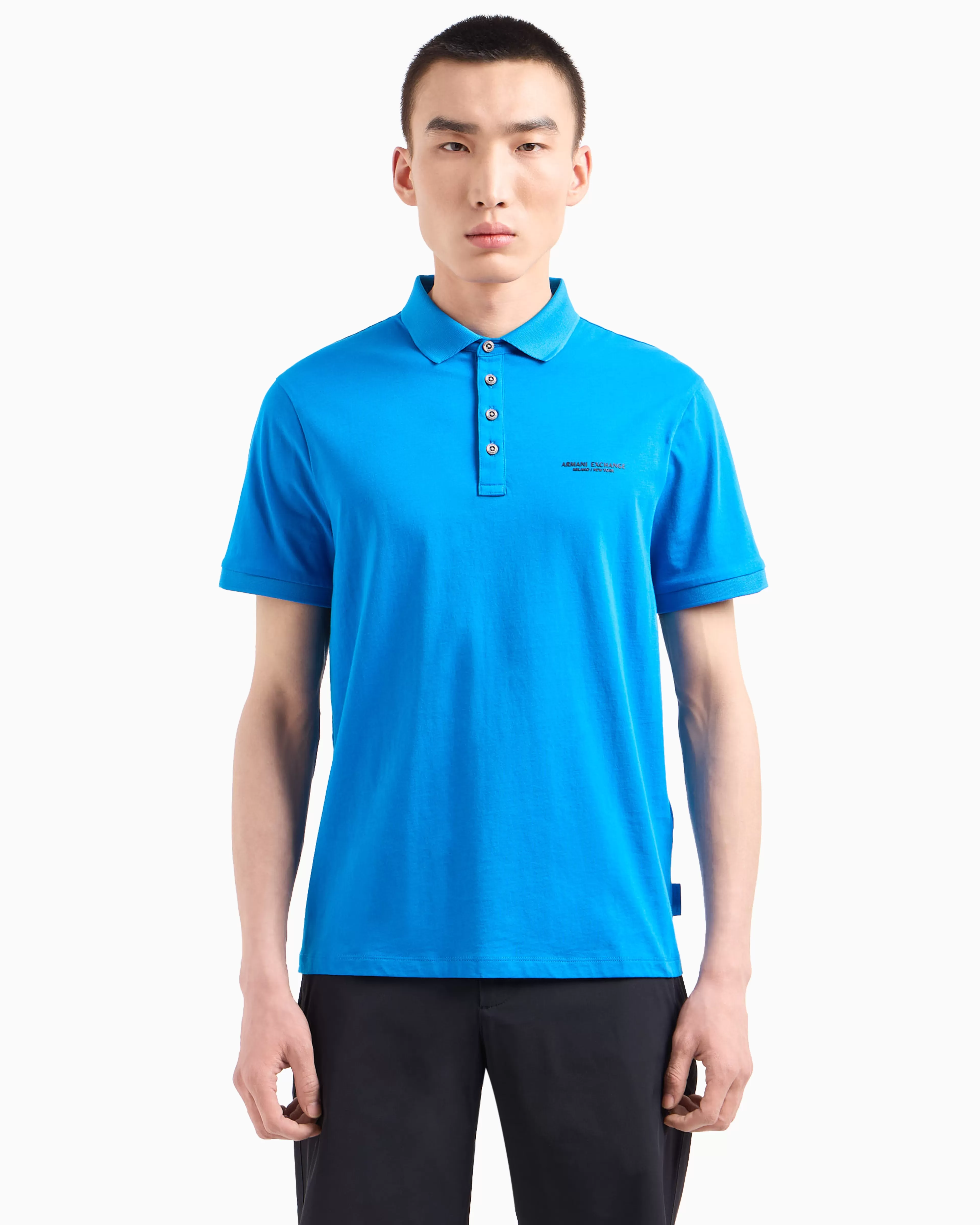 Armani Exchange Polo shirt in Milan/New York jersey* T-Shirts