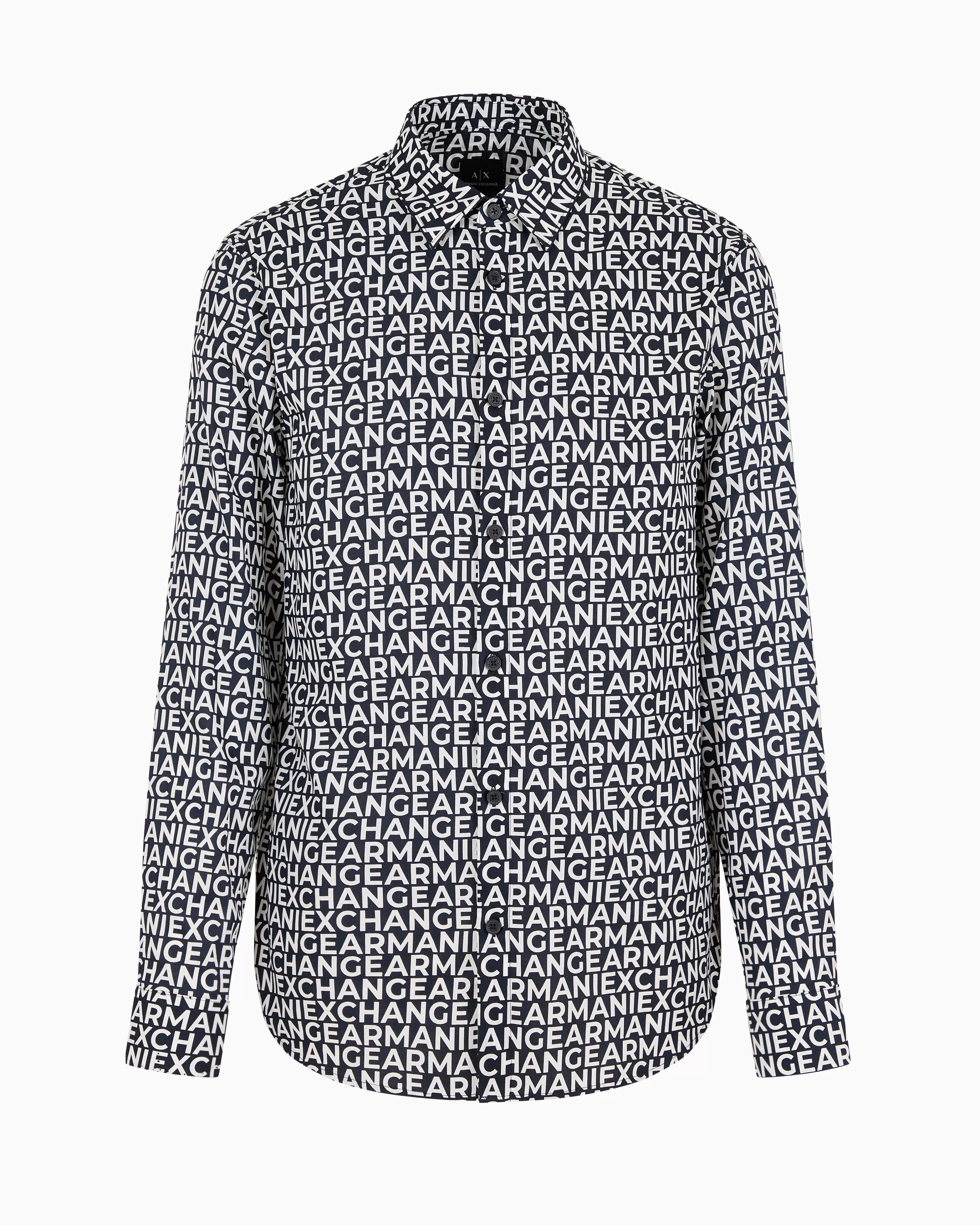 Armani Exchange Regular fit satin cotton shirt* Shirts