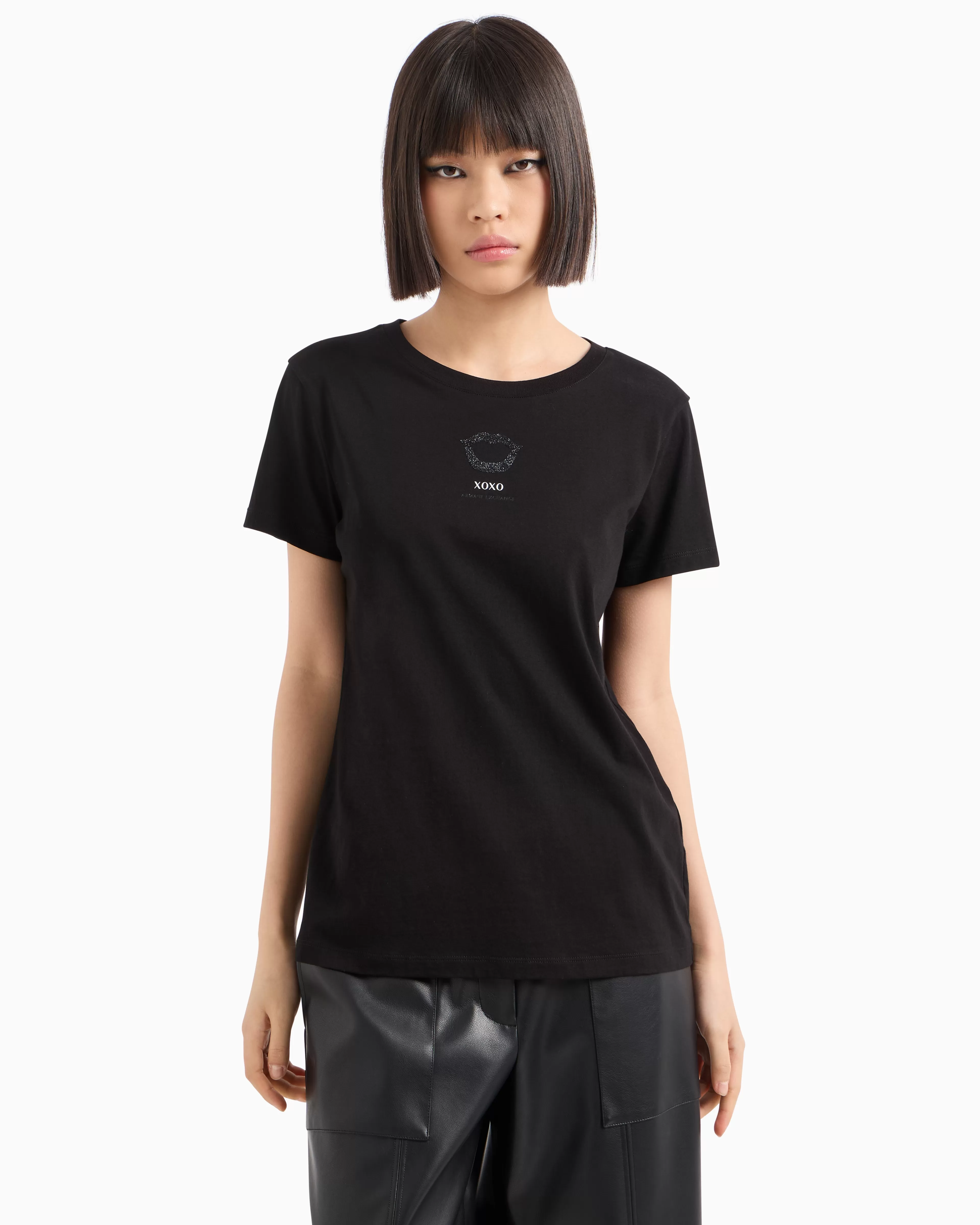 Armani Exchange Regular fit T-shirt with XOXO print* T-Shirts