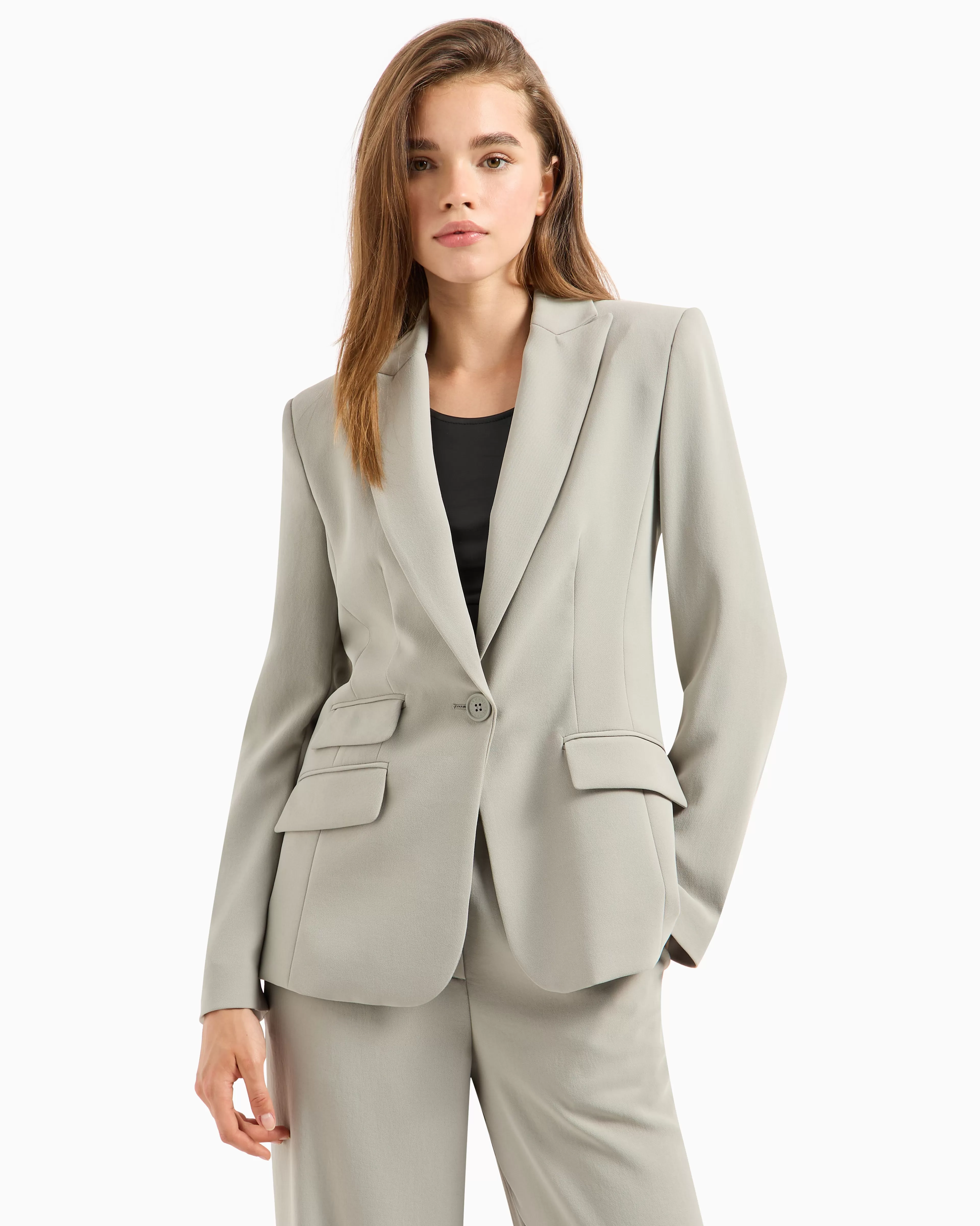 Armani Exchange Semi-constructed single-breasted jacket* Matching Sets | Jackets