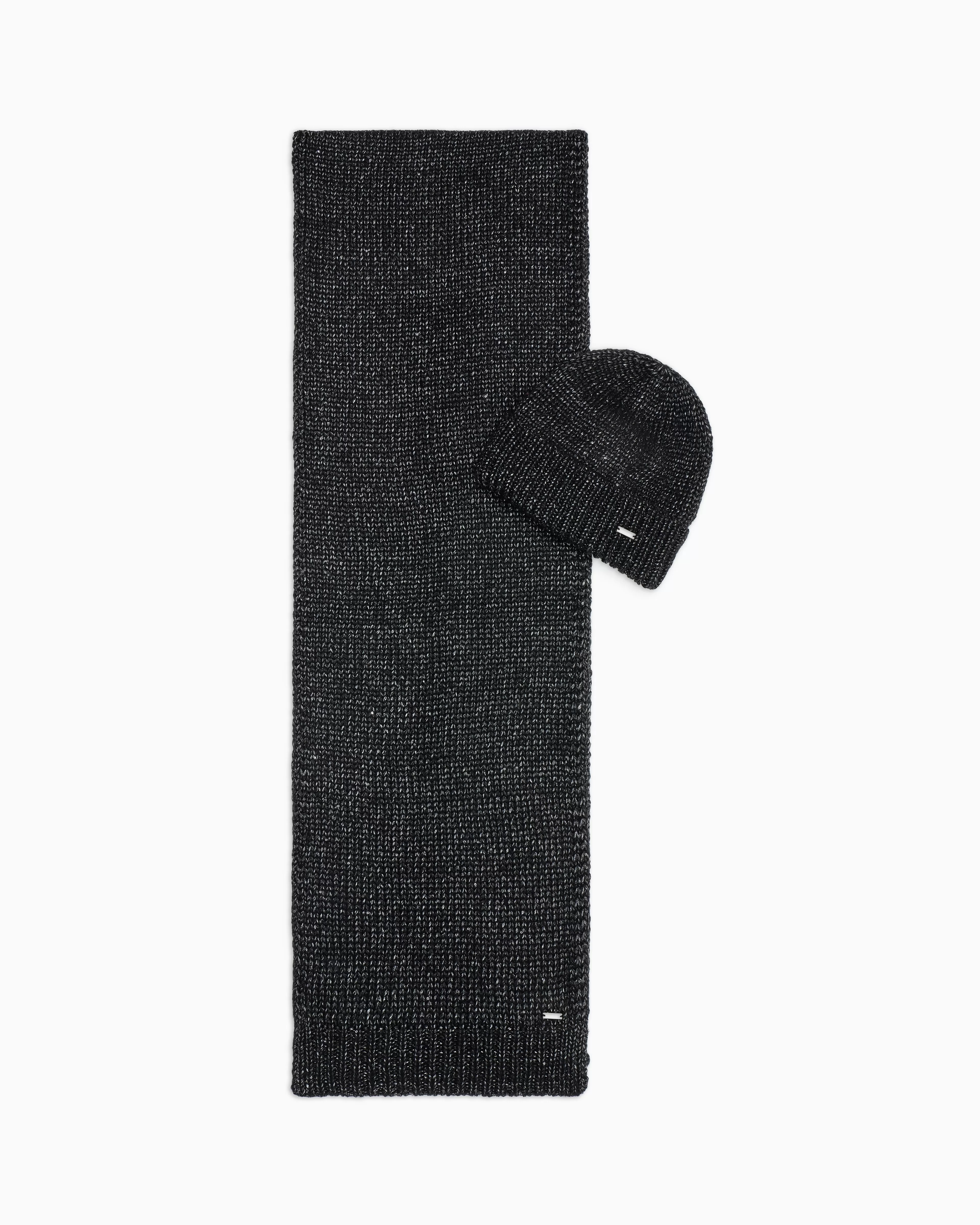 Armani Exchange Set with melange scarf and hat* Scarves