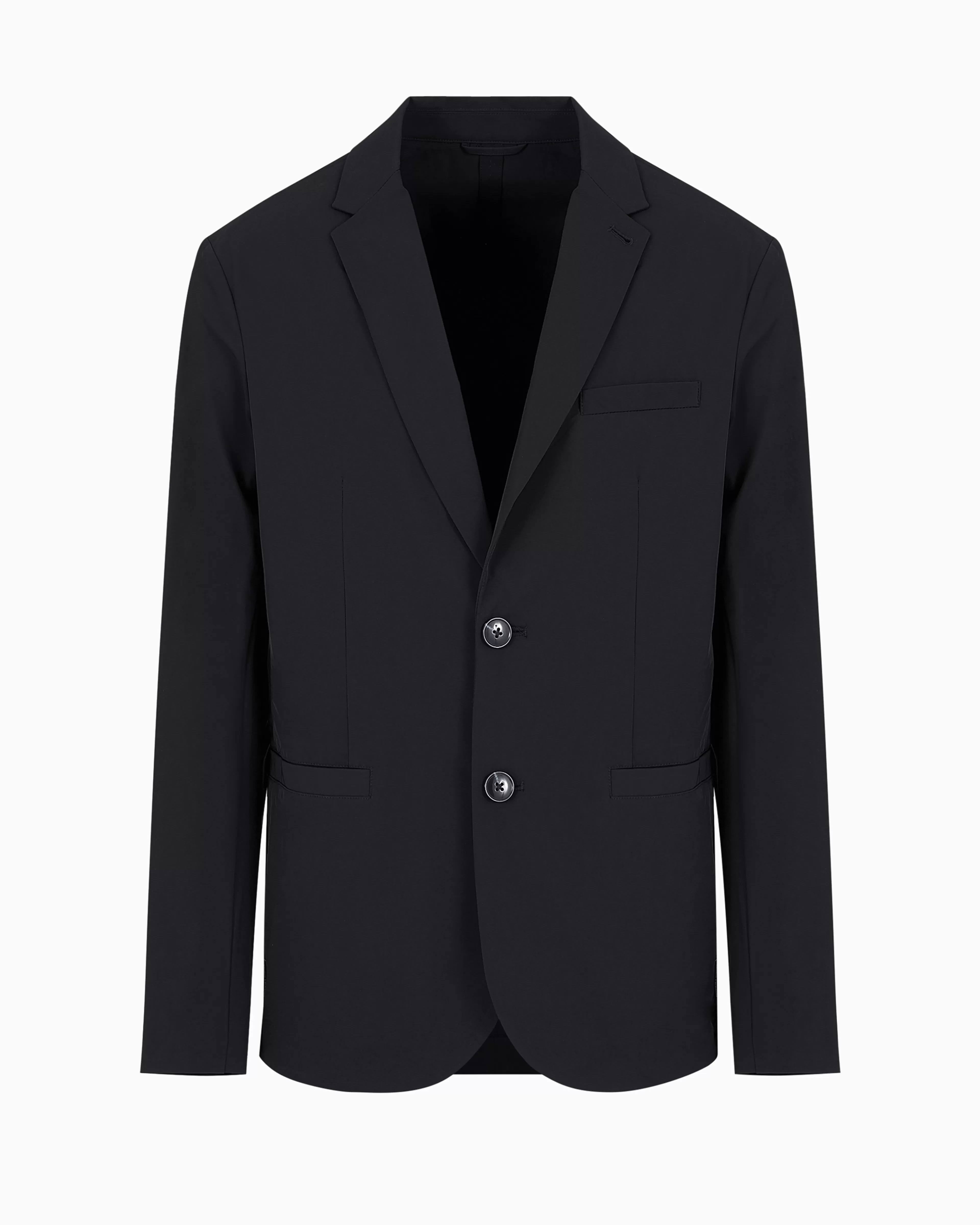 Armani Exchange Single-breasted jacket in ultra-stretch twill* Essentials | Matching Sets