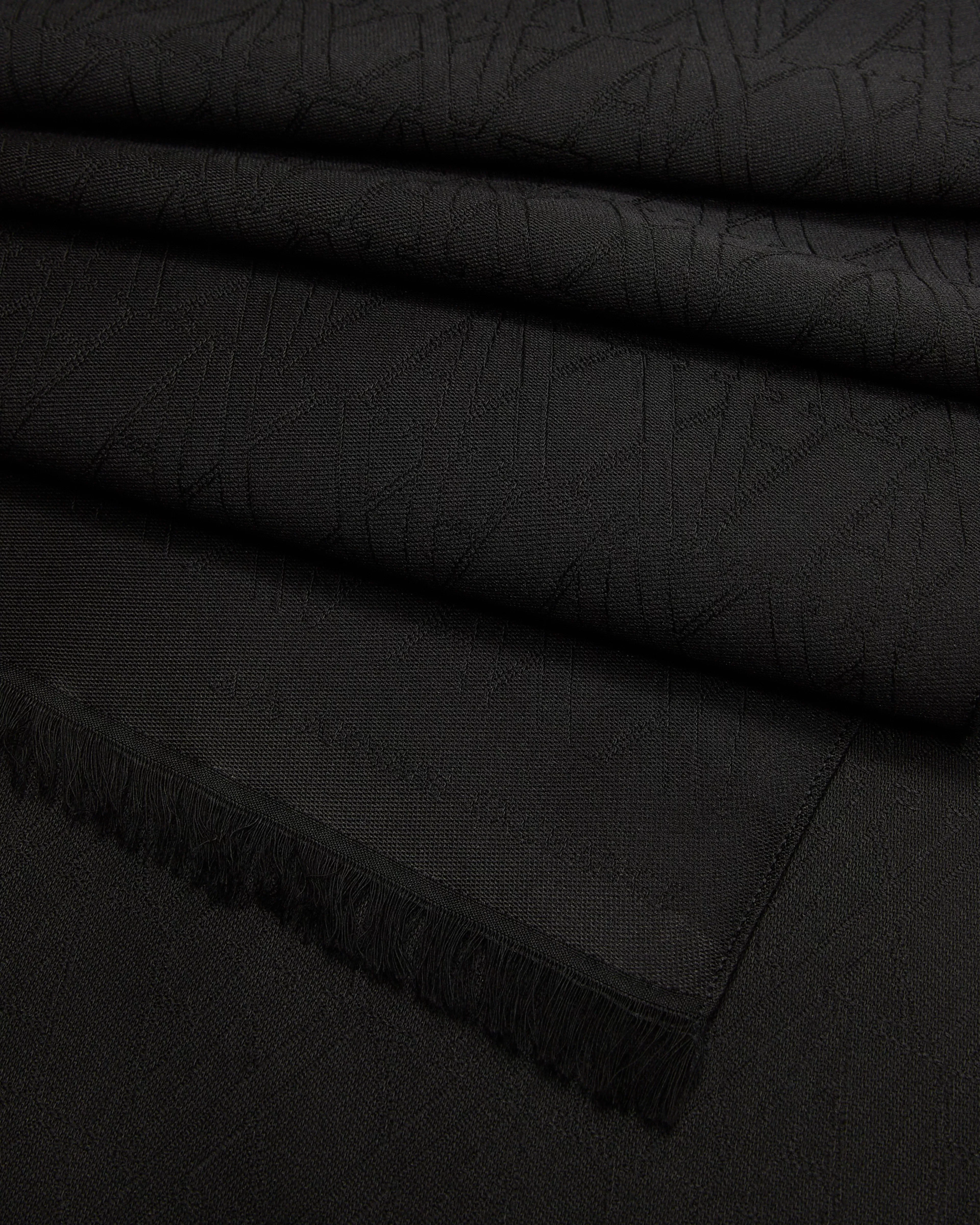 Armani Exchange Soft fabric scarf with tone-on-tone allover logo* Scarves