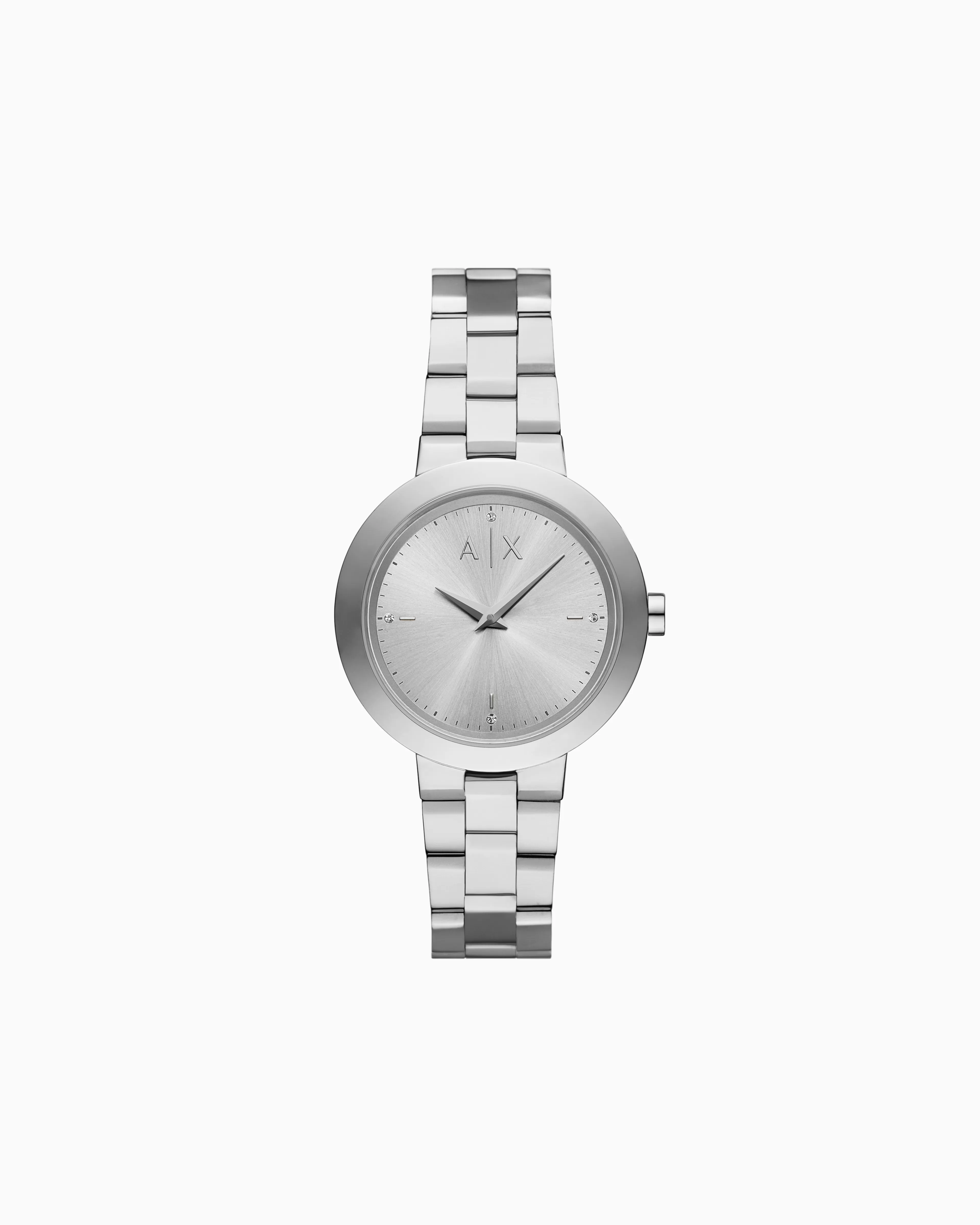 Armani Exchange Three-Hand Stainless Steel Watch* Woman