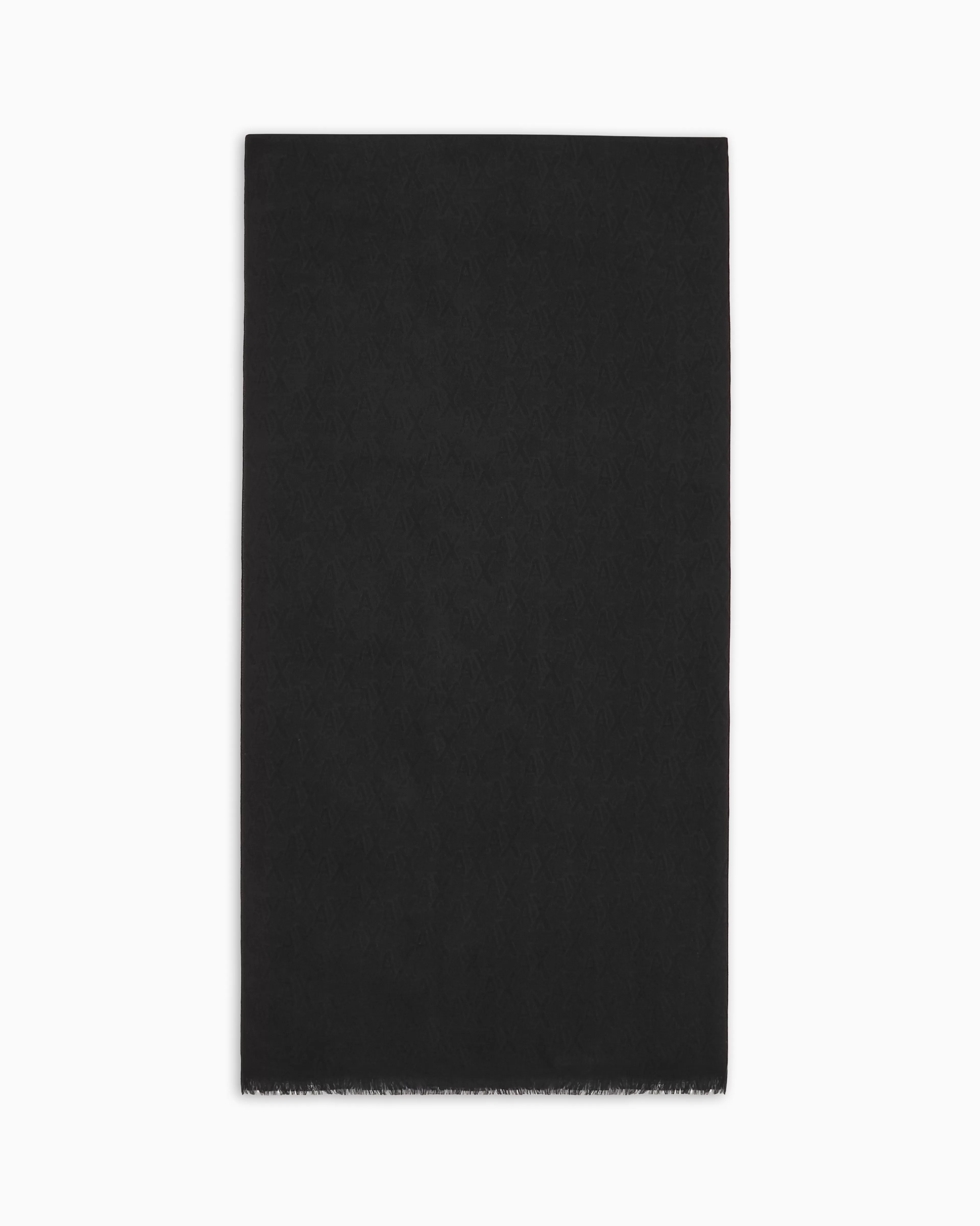 Armani Exchange Tone-on-tone jacquard logo scarf* Scarves