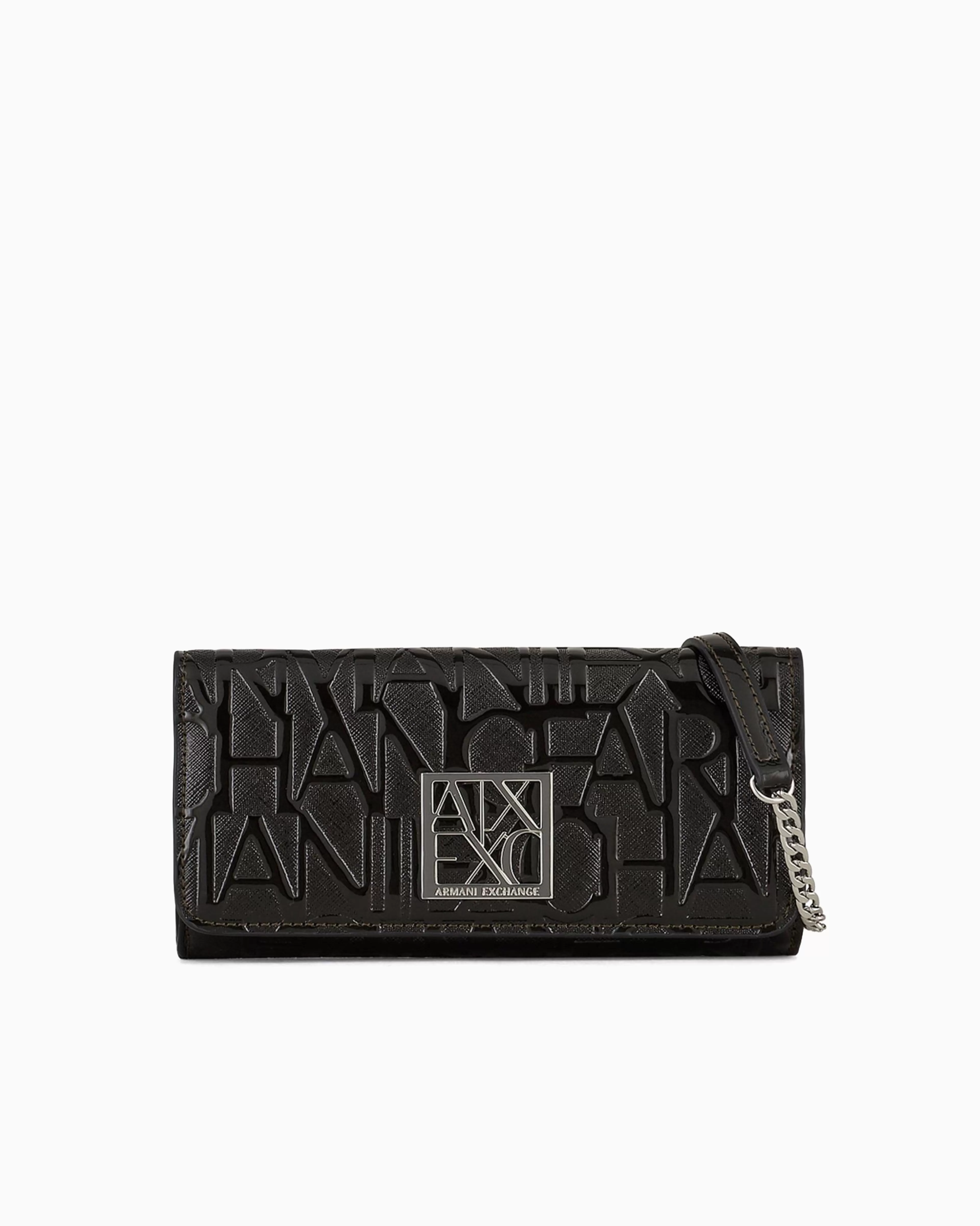 Armani Exchange Wallet with flap and shoulder strap* Essentials | Wallets And Small Leather Goods