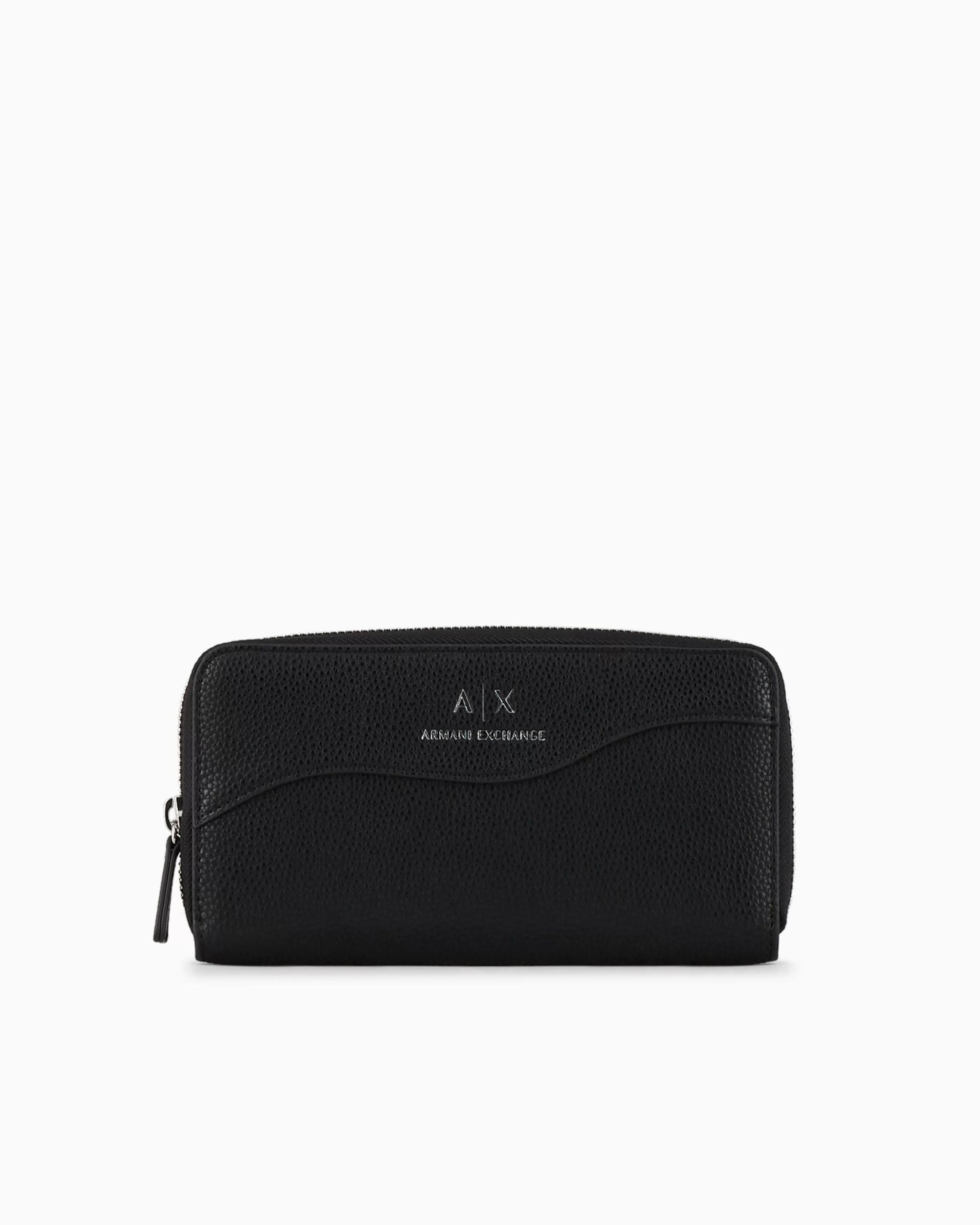 Armani Exchange Zip around wallet with shaped stitching* Essentials | Wallets And Small Leather Goods