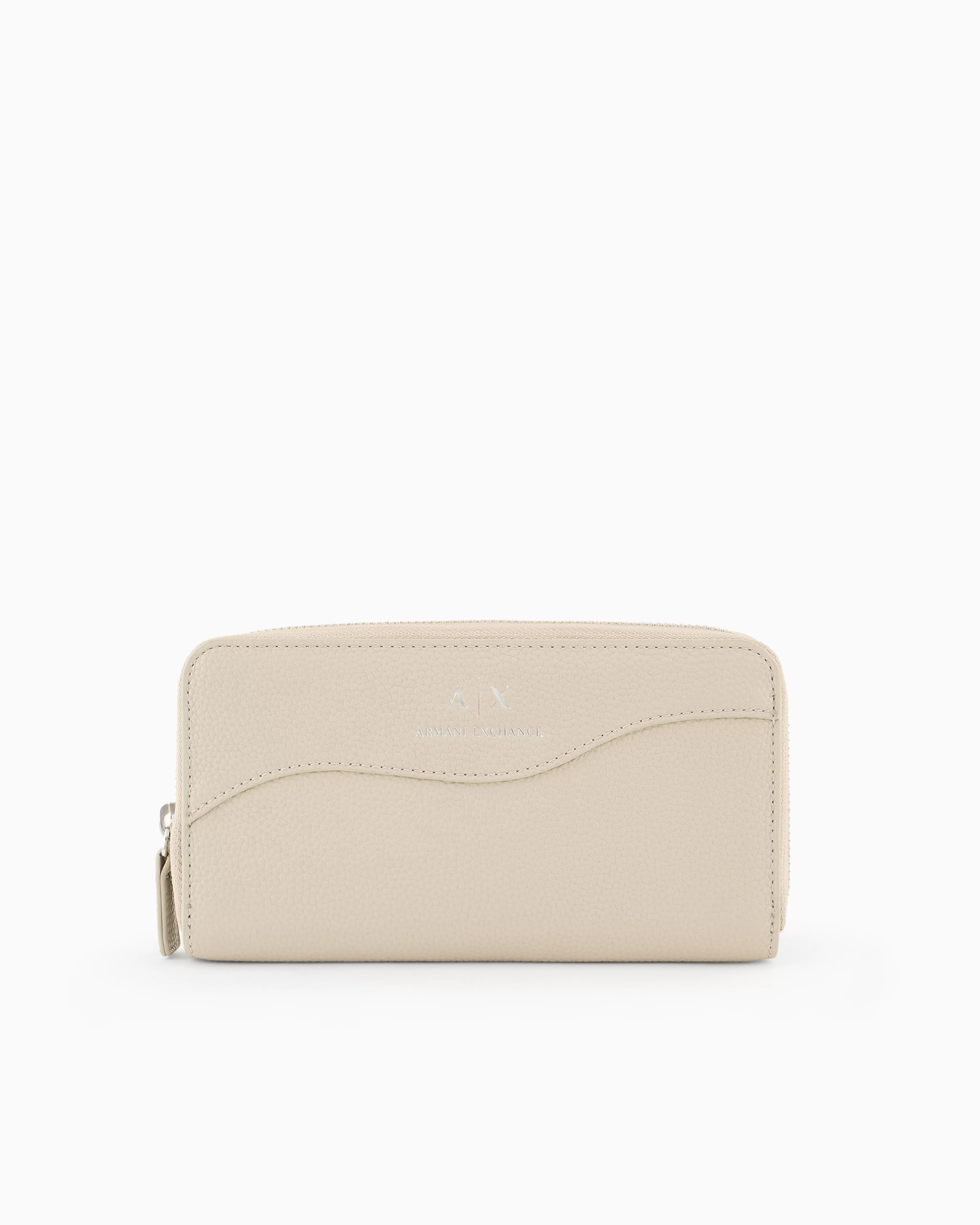 Armani Exchange Zip around wallet with shaped stitching* Wallets And Small Leather Goods