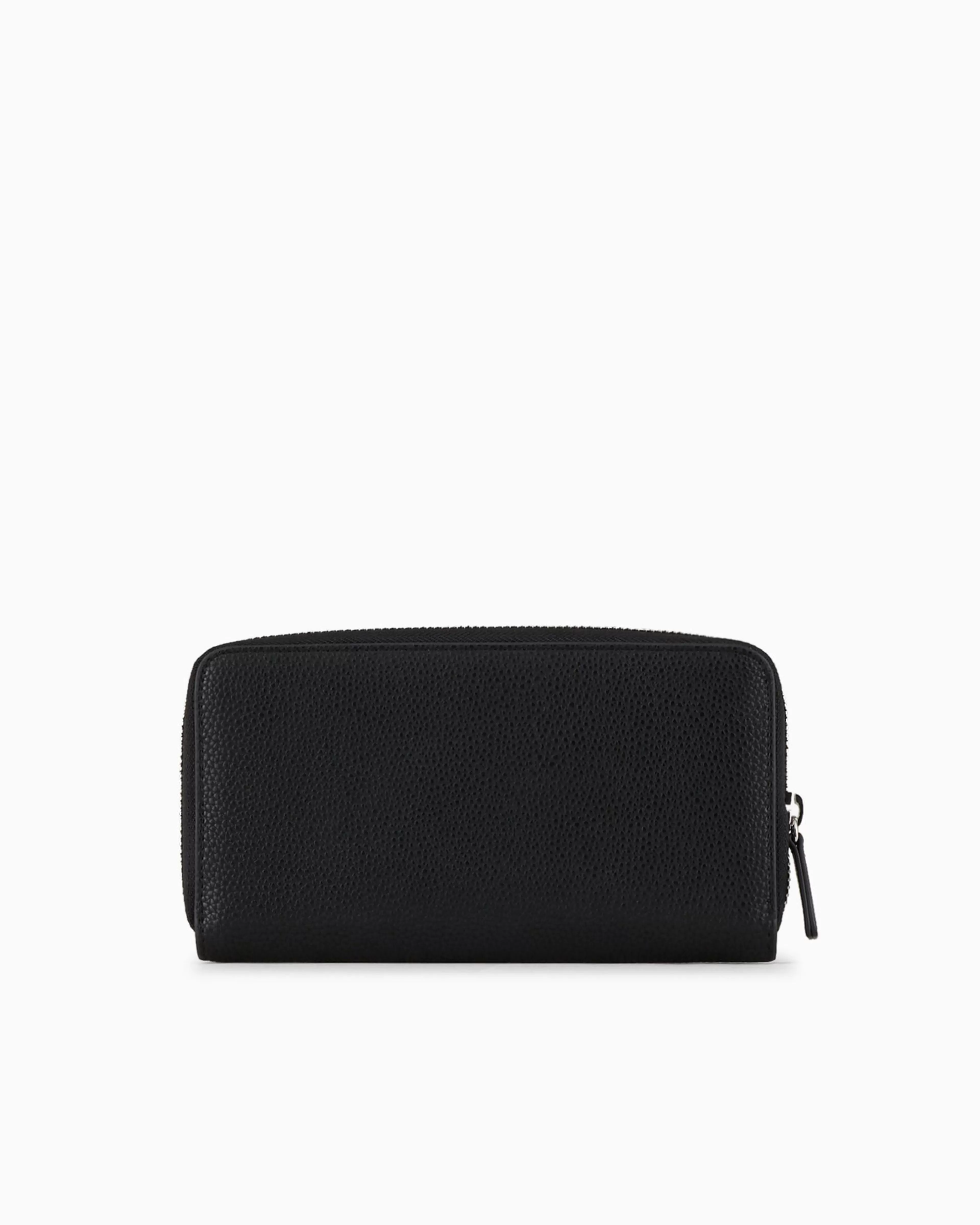 Armani Exchange Zip around wallet with shaped stitching* Essentials | Wallets And Small Leather Goods